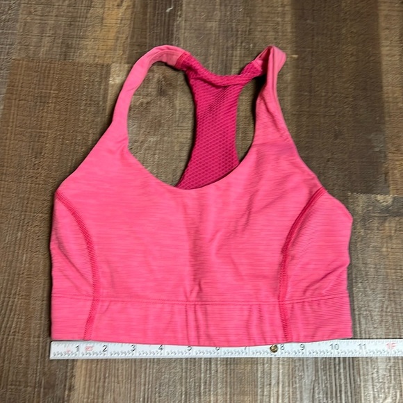 Outdoor Voices women’s  TechSweat Doing Things Bra XXS Pink Padding Yoga Workout - Picture 1 of 9